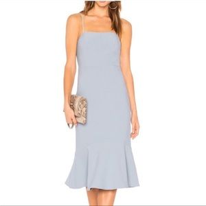 Finders Keepers/Revolve light blue midi dress